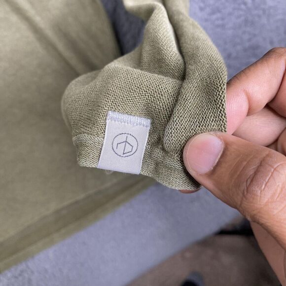 Rag & Bone Sweater Mens Large Green Long Sleeve Crewneck Pullover Cotton Casual - Picture 4 of 12